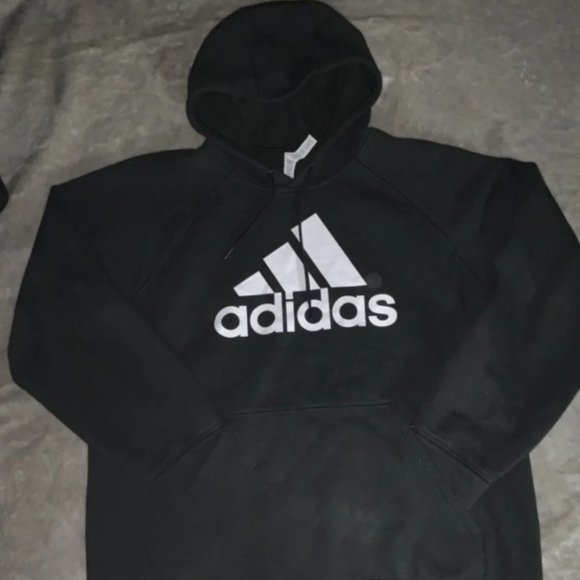 adidas hoodie big logo